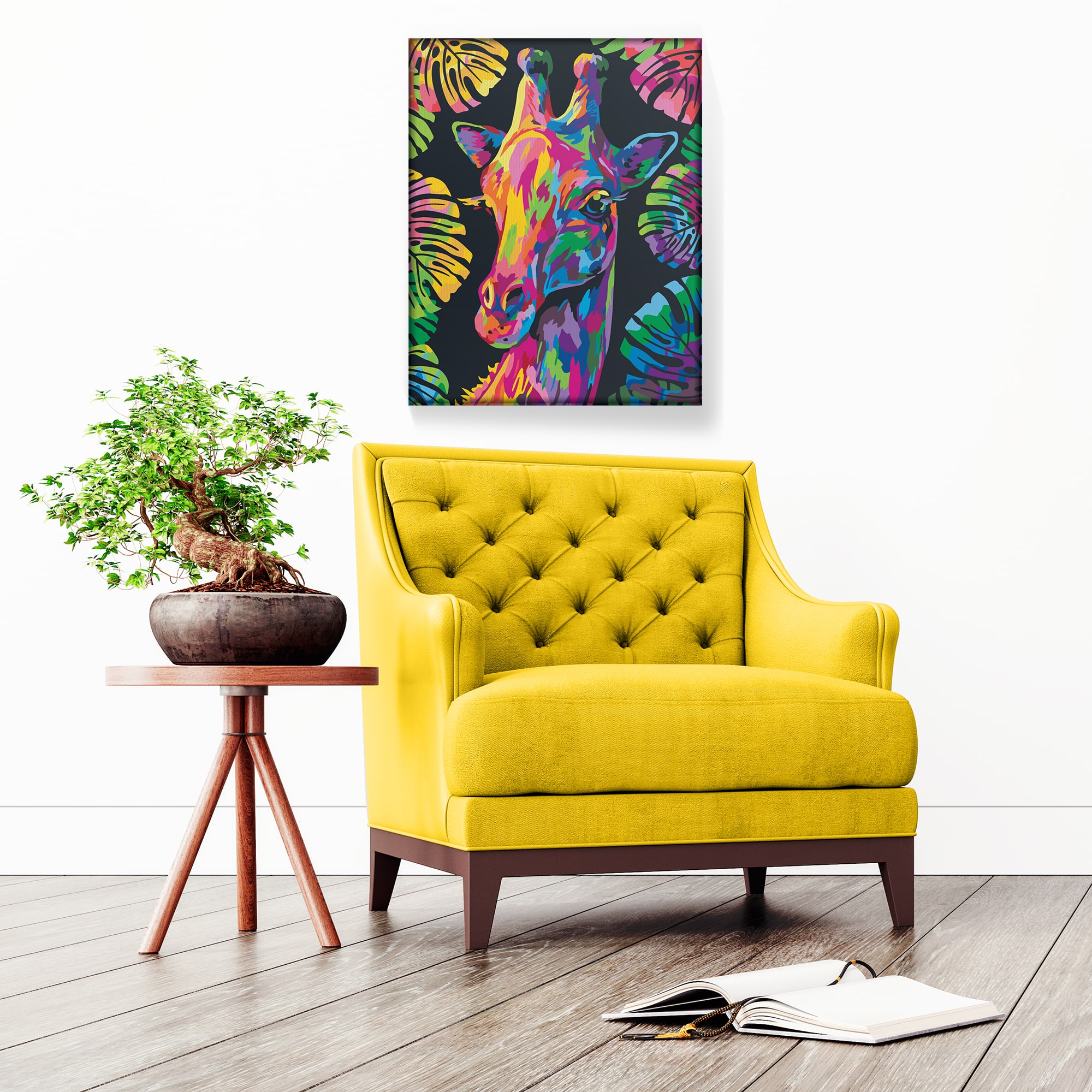 ArtSkills® Lions & Giraffes Premium Paint by Number Set